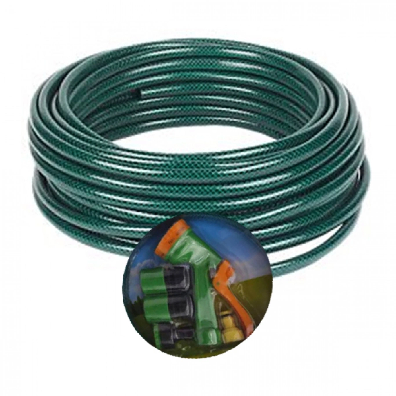 Λάστιχο - Σωλήνας Ποτίσματος Garden Hose Μήκους 15 μέτρων με Εξαρτήματα Λάστιχο - Σωλήνας Ποτίσματος Garden Hose Μήκους 15 μέτρων με Εξαρτήματα