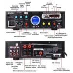 Ενισχυτής Ψηφιακό Ηχοσύστημα Καραόκε 12V-220V MP3 Player με σύνδεση Bluetooth και USB με Τηλεχειριστήριο, BT-339A – Aria Trade