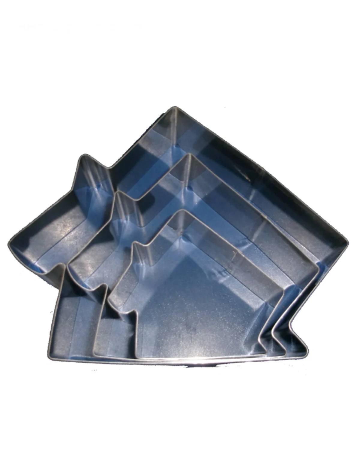 Σετ 3 Τεμαχίων Ανοξείδωτες Φόρμες Ψησίματος σε Σχήμα Σπιτιού