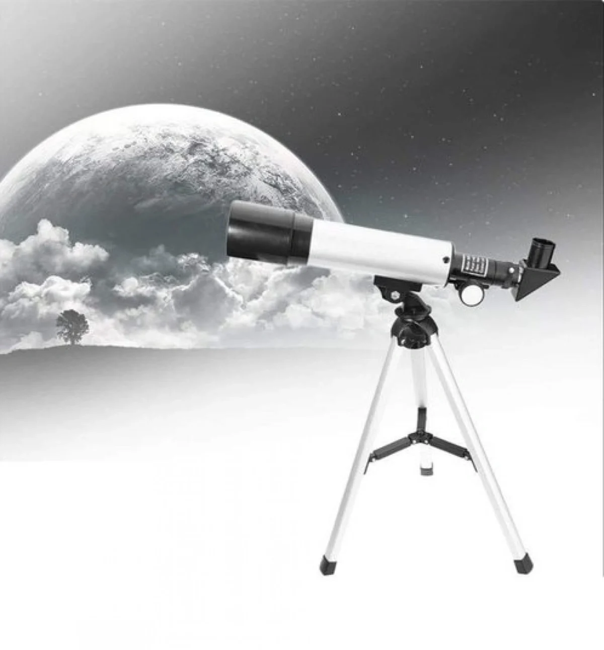 Ερασιτεχνικό Αστρονομικό Τηλεσκόπιο με Zoom 90x, Τρίποδο & Διόπτρα για Παιδιά και Αρχάριους