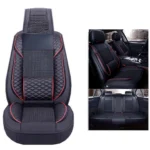 Πλήρες Σετ - Pu Leather Ανατομικά Καλύμματα Καθισμάτων Αυτοκινήτου 9 Τεμάχια DR-8011-BL