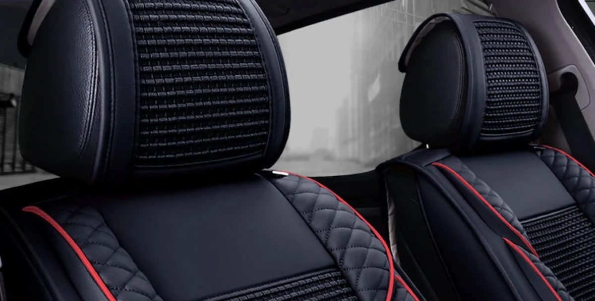 Πλήρες Σετ - Pu Leather Ανατομικά Καλύμματα Καθισμάτων Αυτοκινήτου 9 Τεμάχια DR-8011-BL