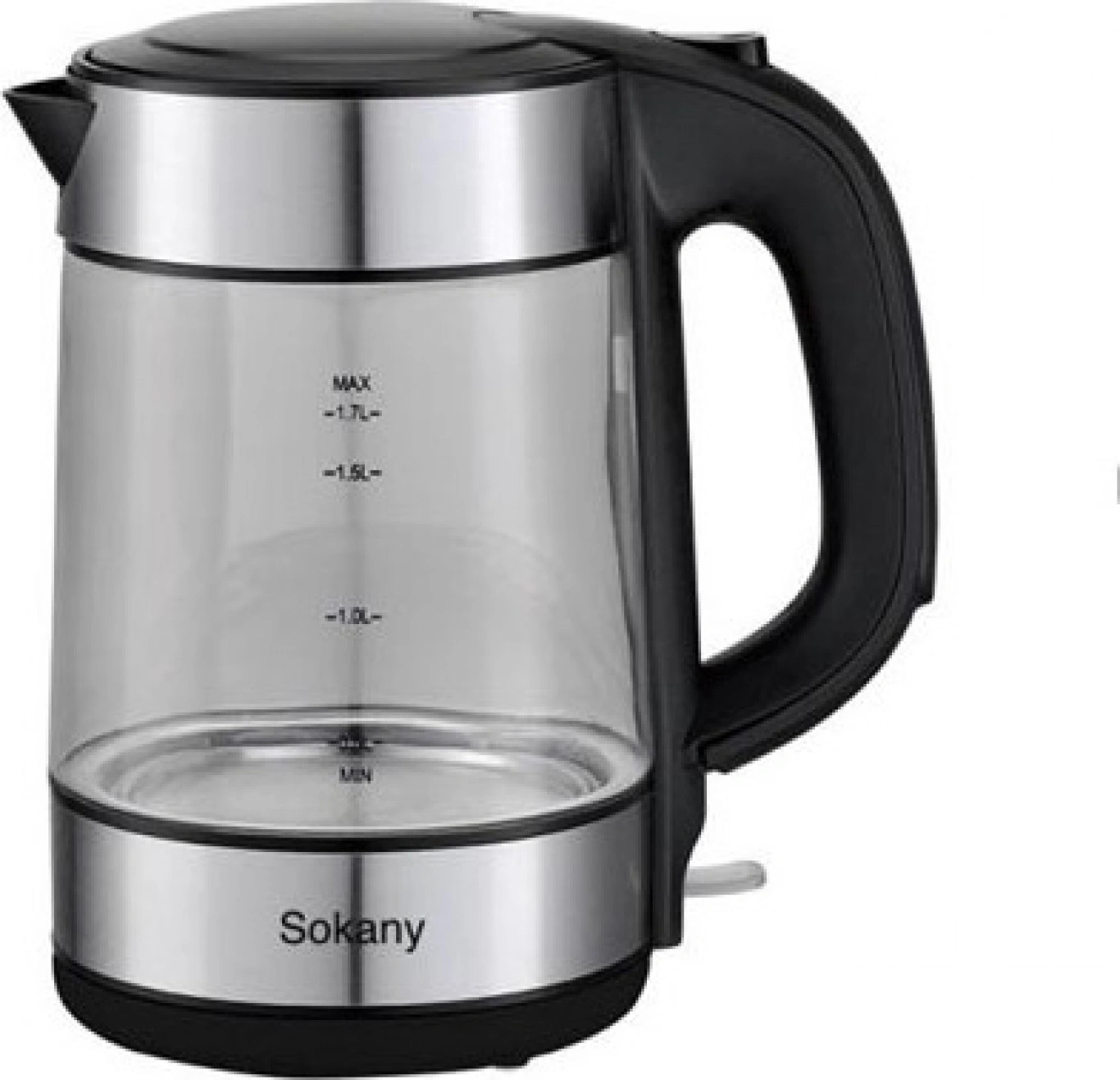 Ηλεκτρικός Διάφανος Βραστήρας - Sokany FK-1509 Electric Kettle 1.7lt Ηλεκτρικός Διάφανος Βραστήρας - Sokany FK-1509 Electric Kettle 1.7lt