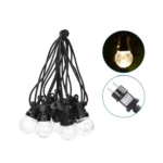 Αδιάβροχη Γιρλάντα Με 10 Πολύχρωμες Διακοσμητικές Λάμπες LED 8μ 6w - Led Garland 10x Bulbs Outdoor