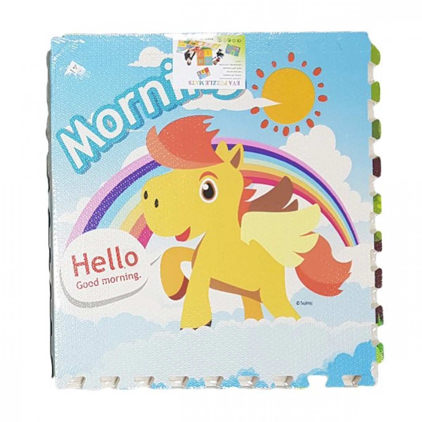 Αφρώδες Δάπεδο Προστασίας με Παιδικές Παραστάσεις - Σετ 4 τεμαχίων 60x60x1 εκ. Αφρώδες Δάπεδο Προστασίας με Παιδικές Παραστάσεις - Σετ 4 τεμαχίων 60x60x1 εκ.