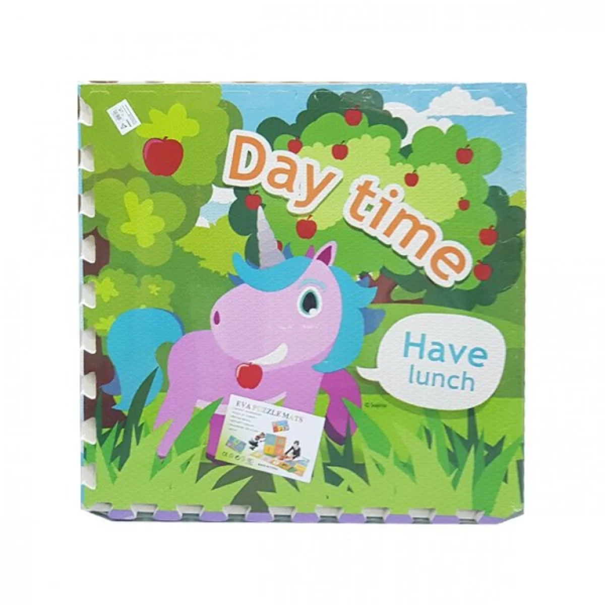 Αφρώδες Δάπεδο Προστασίας με Παιδικές Παραστάσεις - Σετ 4 τεμαχίων 60x60x1 εκ.