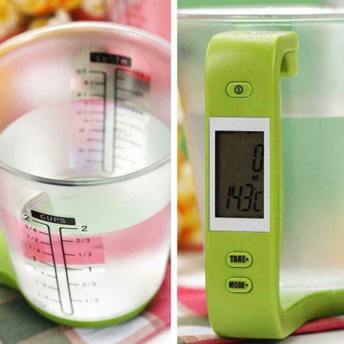 Κούπα Μέτρησης με Ζυγαριά Ψηφιακή LCD 600ml - Digital Scale with Measuring Cup