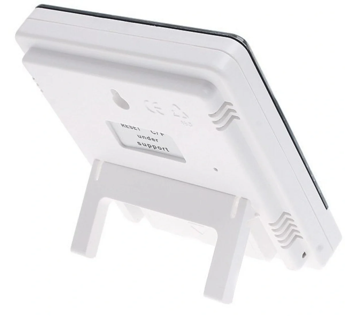 Ρολόι Ξυπνητήρι Θερμόμετρο και μετρητής Υγρασίας με μεγάλη Οθόνη