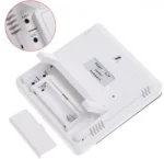 Ρολόι Ξυπνητήρι Θερμόμετρο και μετρητής Υγρασίας με μεγάλη Οθόνη