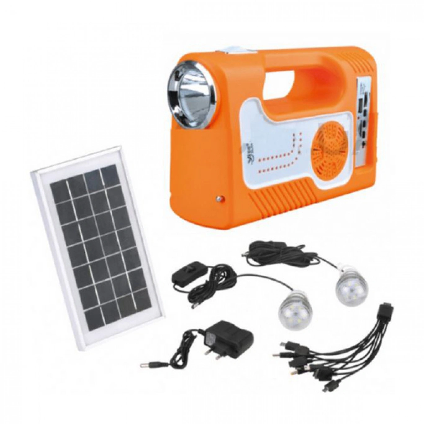 Μικρό Ηλιακό σύστημα Σπιτιού με Ηλιακό Πάνελ, 1+2 Λάμπες, Ραδιόφωνο, Σύστημα φόρτισης και Καλώδιο Φόρτισεις YJ-1905T Μικρό Ηλιακό σύστημα Σπιτιού με Ηλιακό Πάνελ, 1+2 Λάμπες, Ραδιόφωνο, Σύστημα φόρτισης και Καλώδιο Φόρτισεις YJ-1905T