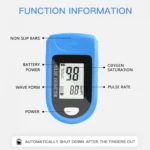 Παλμικό Οξύμετρο Δαχτύλου με Μεγάλη Οθόνη LED & Παλμόμετρο - Pulse Oximeter