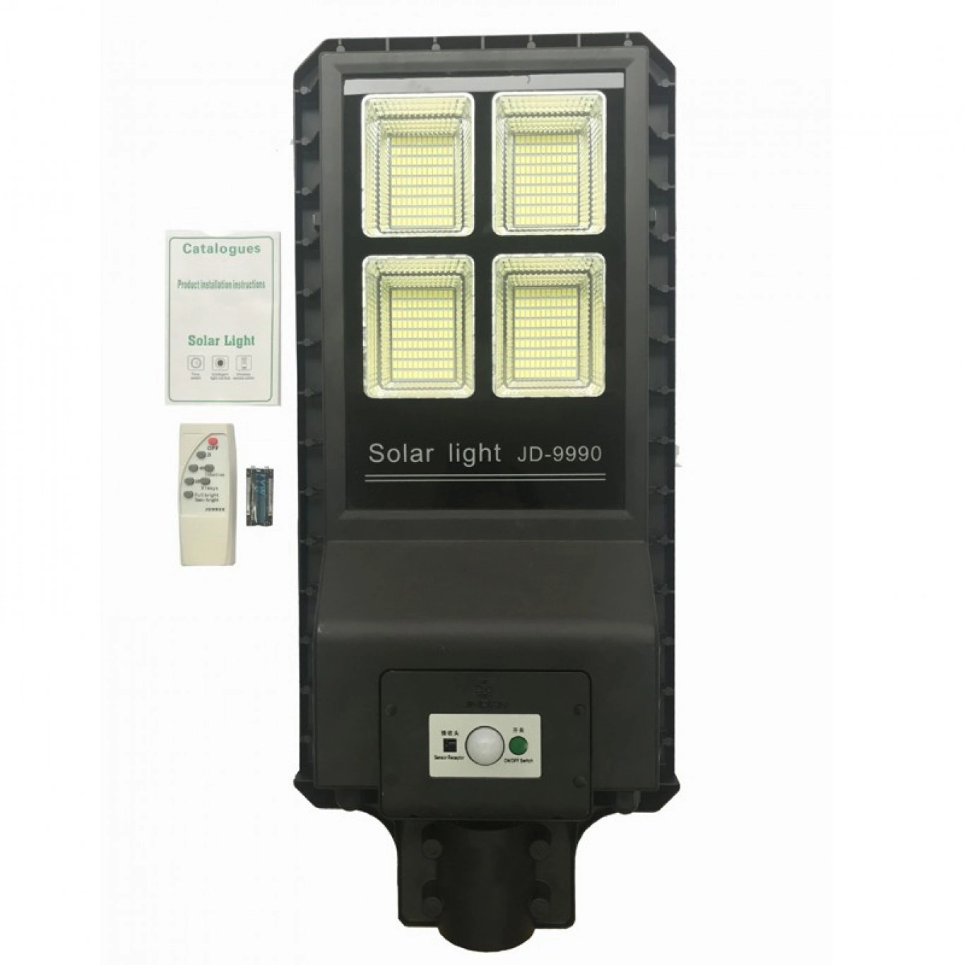 Αδιάβροχο Ηλιακό Μεγάλο Φωτιστικό Δρόμου 432 LED με Φωτοβολταϊκό Πάνελ Ανιχνευτή κίνησης, Αισθητήρα Φωτός και Τηλεκοντρόλ. Αδιάβροχο Ηλιακό Μεγάλο Φωτιστικό Δρόμου 432 LED με Φωτοβολταϊκό Πάνελ Ανιχνευτή κίνησης, Αισθητήρα Φωτός και Τηλεκοντρόλ.