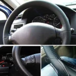 Ραφτό Δερμάτινο Κάλυμμα Τιμονιού Autop 53747