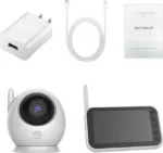 Σύστημα Παρακολούθησης με Κάμερα, Έγχρωμη Οθόνη LCD 4.5", Ενδοεπικοινωνία για Μωρά, Νυχτερινή Όραση, Ανίχνευση Θερμοκρασίας , Ενσωματωμένο Μικρόφωνο & Νανουρίσματα