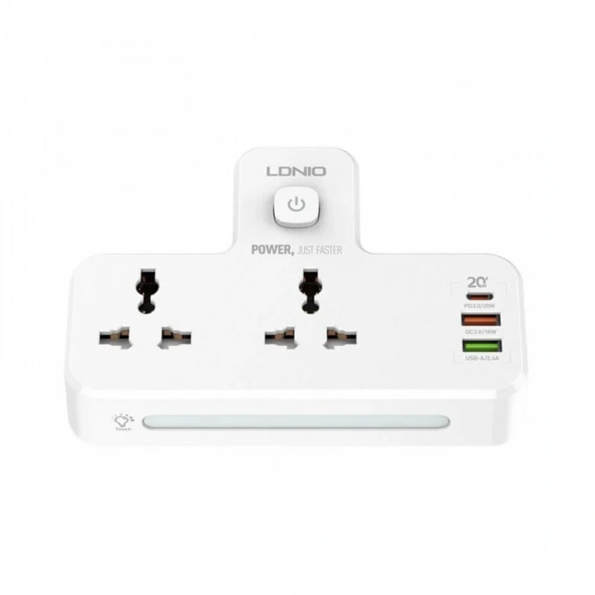 Αντάπτορας Πρίζας / Προστατευτικό Υπερτάσεων με 3 Υποδοχές USB από Universal LDNIO