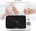 Ασύρματη Ενδοεπικοινωνία Μωρού με Κάμερα, Έγχρωμη Οθόνη LCD 3.5", Νυχτερινή Όραση, Ανίχνευση Θερμοκρασίας, Μικρόφωνο και Νανουρίσματα ZR303 OEM