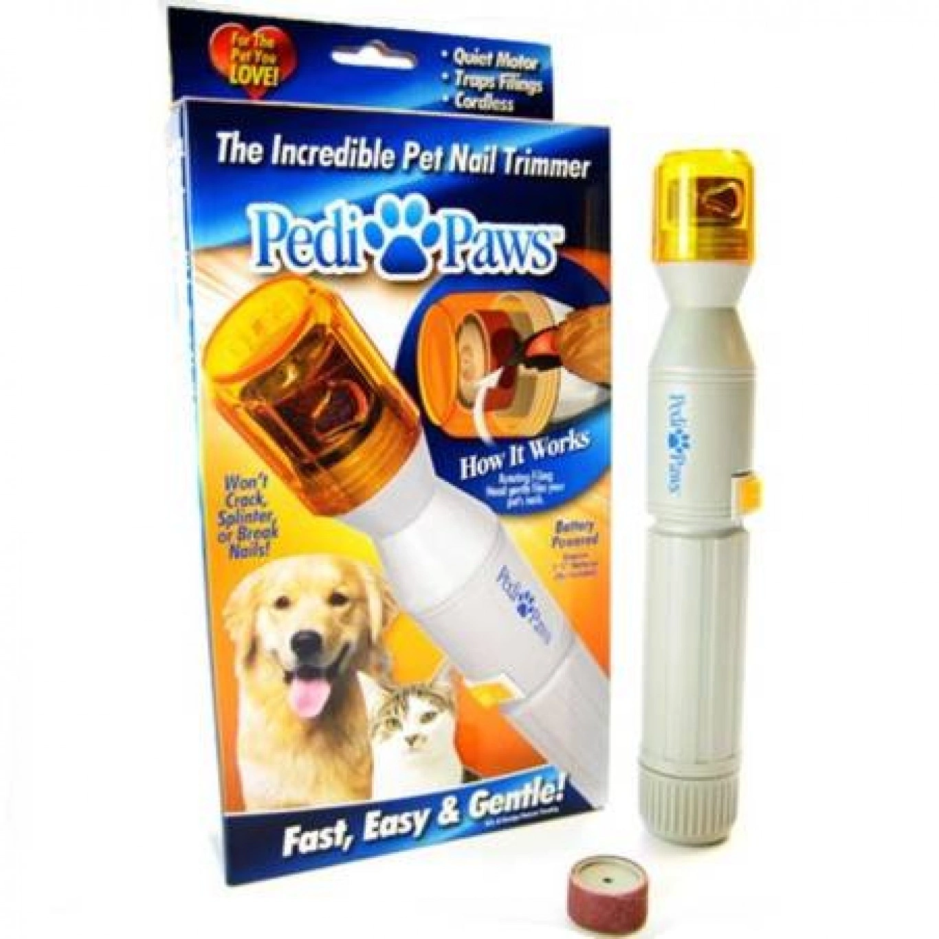 PediPaws Pet Nail Trimmer - Νυχοκόπτης για τα Νύχια της Γάτας ή του Σκύλου σας PediPaws Pet Nail Trimmer - Νυχοκόπτης για τα Νύχια της Γάτας ή του Σκύλου σας