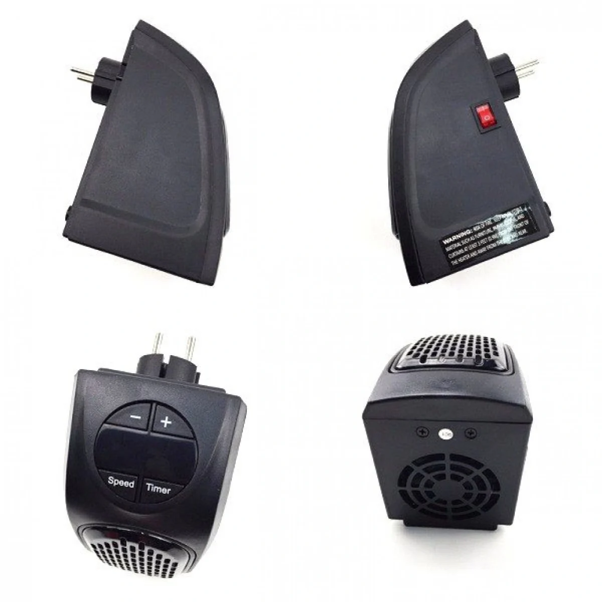 Μίνι Σόμπα Πρίζας - Αερόθερμο 400Watt Handy Heater με Θερμοστάτη και Χρονοδιακόπτη