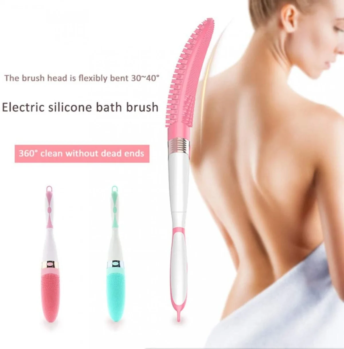 Σφουγγάρι Καθαρισμού Σώματος με Υπερηχητικά Κύματα - Άψογος Βαθύς Καθαρισμός & Μασάζ - Βούρτσα Ultrasonic Body Cleaner