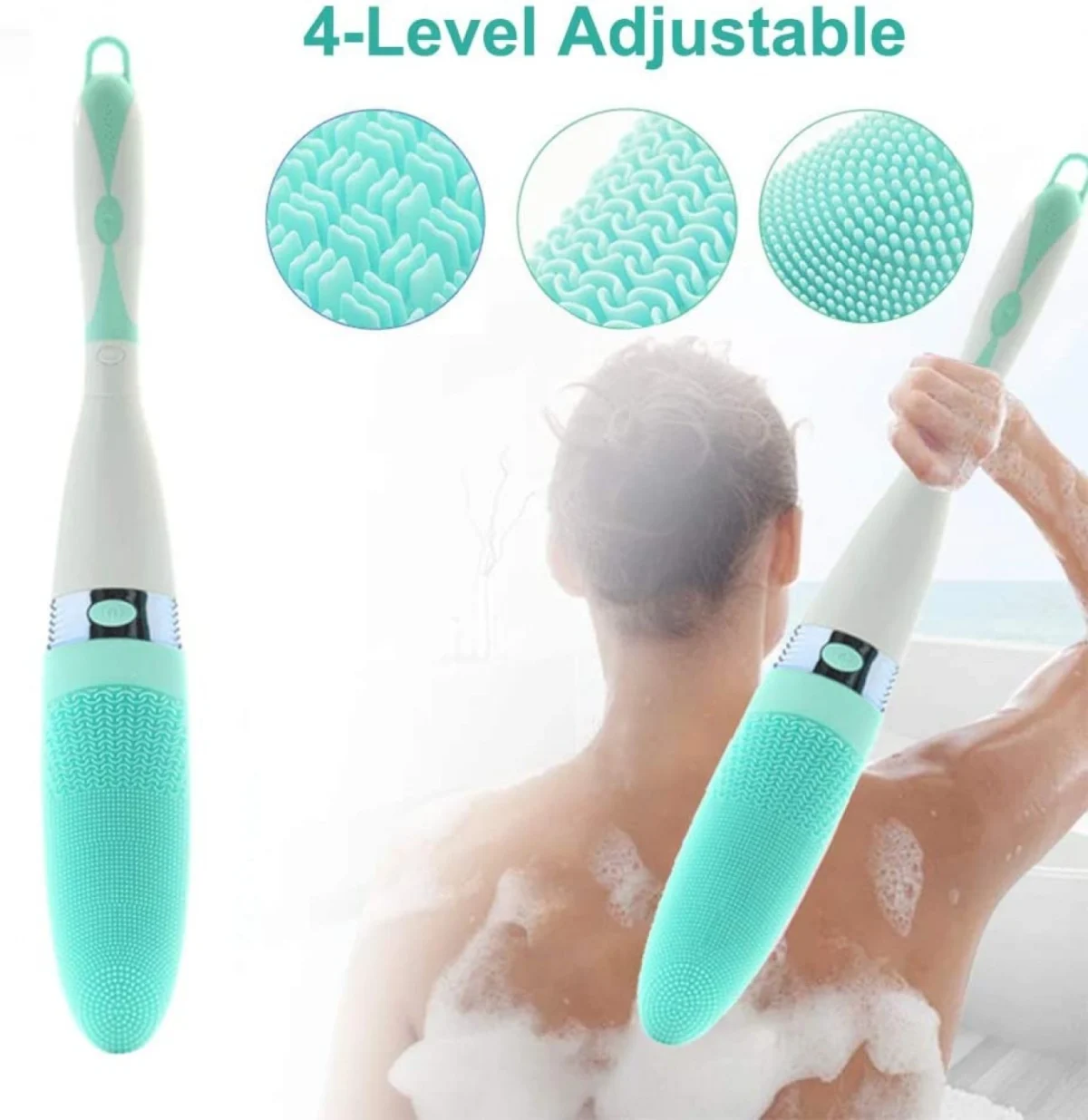 Σφουγγάρι Καθαρισμού Σώματος με Υπερηχητικά Κύματα - Άψογος Βαθύς Καθαρισμός & Μασάζ - Βούρτσα Ultrasonic Body Cleaner