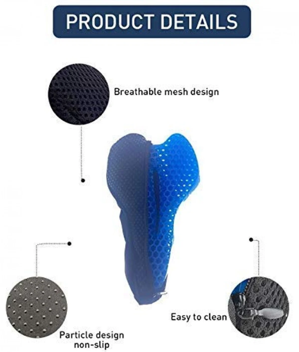 Gel Κάλυμμα - Μαξιλάρι Σέλας Ποδηλάτου για Άνετο Κάθισμα Egg Bicycle Cushion