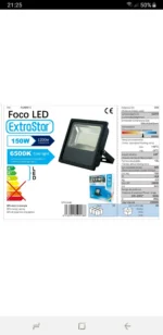 Αδιαβροχος Προβολέας Extrastar SMD/LED 100W 6500K IP65