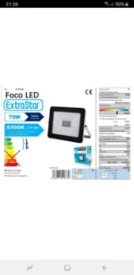 Αδιαβροχος Προβολέας Extrastar SMD/LED 150W 6500K IP65