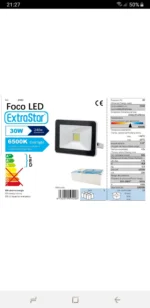 Αδιαβροχος Προβολέας Extrastar SMD/LED 30W 3000K IP65