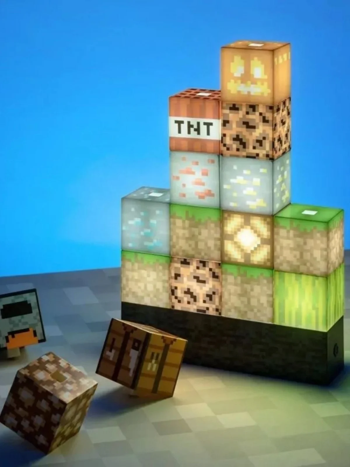 Minecraft Διακοσμητικό Φωτιστικό LED USB Blocks OEM.