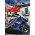 Ανθεκτική Κουκούλα Κάλυμμα Μηχανής CarSun 245x105x125cm με Λάστιχο