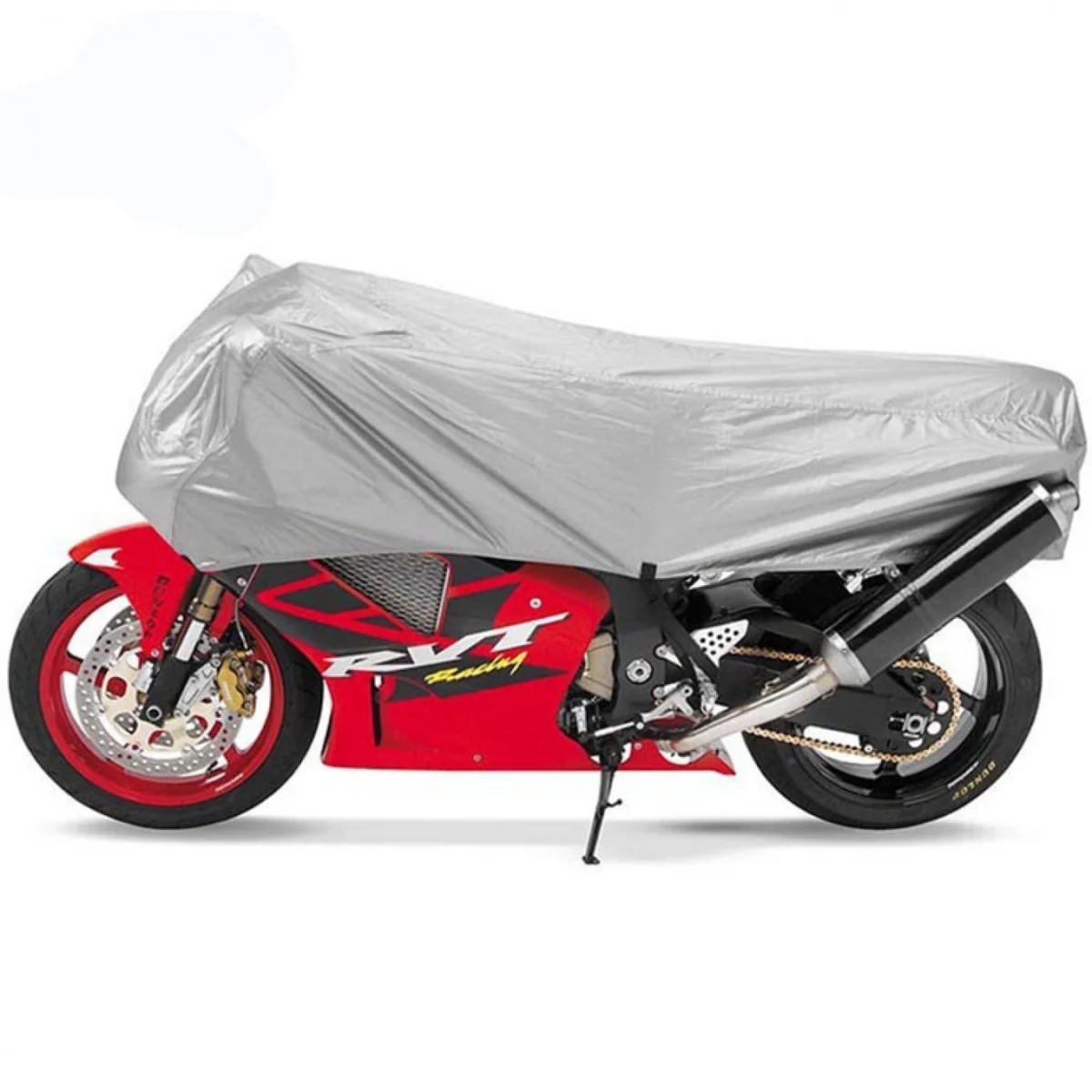 Ανθεκτική Κουκούλα Κάλυμμα Μηχανής CarSun 245x105x125cm με Λάστιχο