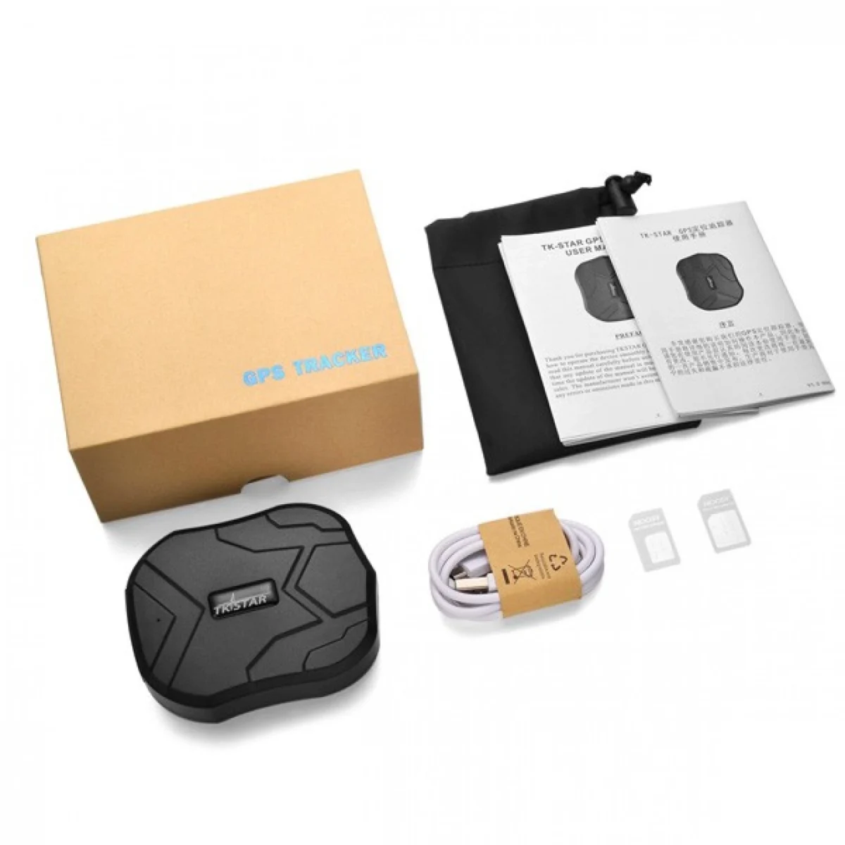 Μαγνητική Συσκευή Εντοπισμού GPS Tracker για Αυτοκίνητα, Φορτηγά & Σκάφη με Αντικλεπτικές Λειτουργίες, Αδιάβροχο & 90 Ημέρες Αυτονομίας