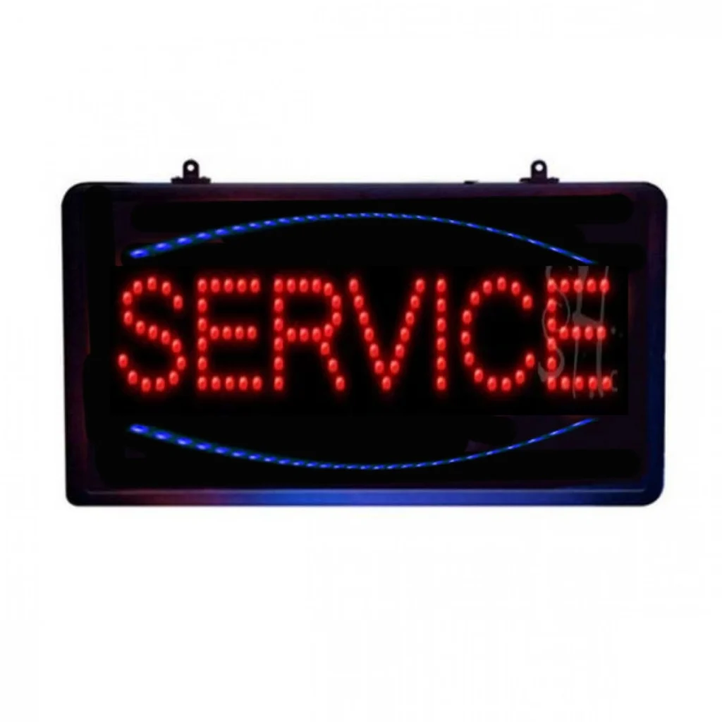 Led Φωτιζόμενη Διαφημιστική Πινακίδα "SERVICE"
