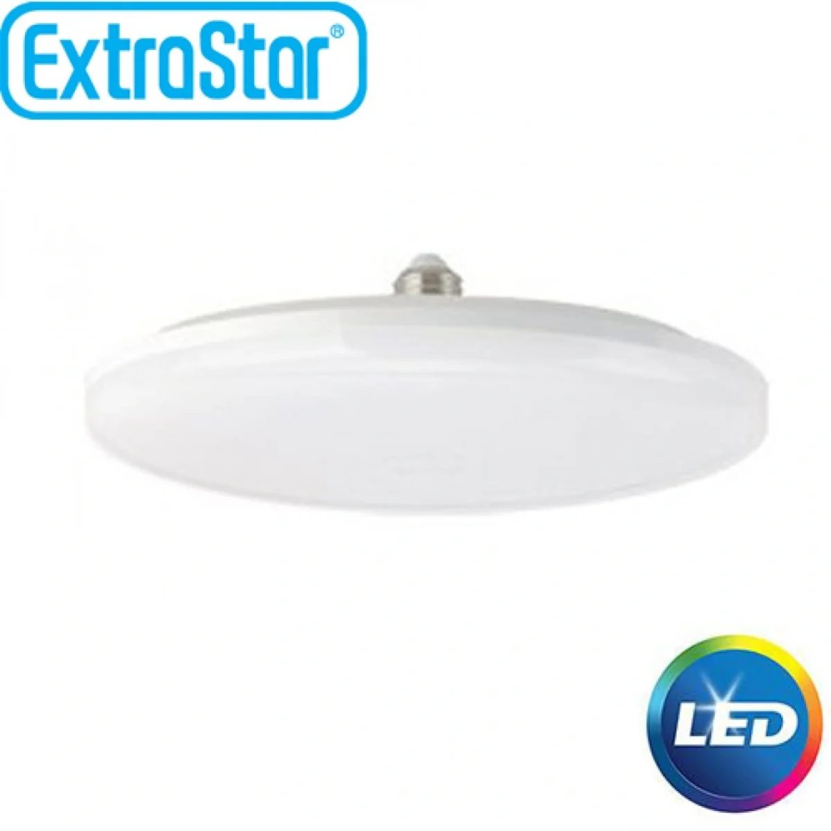 Φωτιστικό Οροφής LED ExtraStar 24W E27 με Θερμό Λευκό Φως 3000K