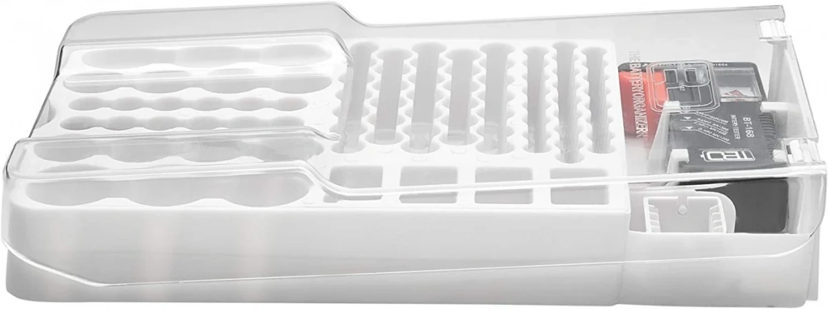 Επιτοίχια Θήκη για 93 Μπαταρίες με Ελεγκτή Μπαταριών - Για AAA, AA, C, D, 9V, Flat