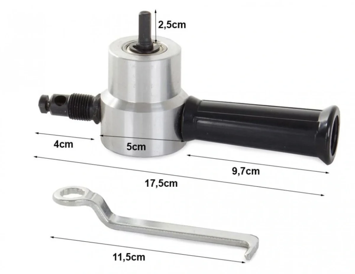 Ψαλίδι Λαμαρίνας με Αντάπτορα για Δράπανο