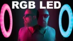 RGB Φωτογραφικό Φωτιστικό Δαχτυλίδι LED 26cm Πολύχρωμο USB με Εφέ Πολύχρωμου Φωτισμού, Τρίποδο & Βάση Στήριξης Κινητού - Ring Light Lamp