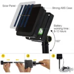 Ηλιακά Bubble Λαμπάκια 4.2m Χριστουγεννιάτικα Πολύχρωμου RGB Φωτισμού με 8 Προγράμματα - Φωτάκια 30 LED Εξωτερικού Χώρου με Φωτοβολταϊκό Πάνελ