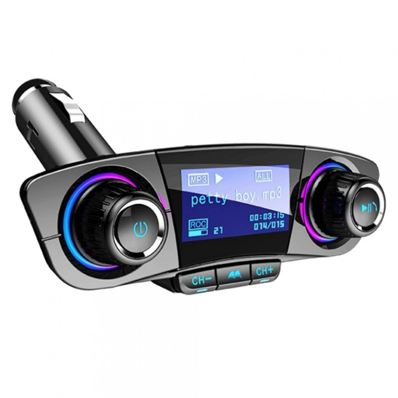 Πομπός FM Transmitter Bluetooth 5.0 Handsfree USB/AUX/SD MP3 Player Αυτοκινήτου & 2 x USB Φορτιστής με Οθόνη 1,3 Inch & Μικρόφωνο 12V & 24V Πομπός FM Transmitter Bluetooth 5.0 Handsfree USB/AUX/SD MP3 Player Αυτοκινήτου & 2 x USB Φορτιστής με Οθόνη 1,3 Inch & Μικρόφωνο 12V & 24V
