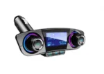 Πομπός FM Transmitter Bluetooth 5.0 Handsfree USB/AUX/SD MP3 Player Αυτοκινήτου & 2 x USB Φορτιστής με Οθόνη 1,3 Inch & Μικρόφωνο 12V & 24V