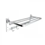 Ανοξείδωτη Κρεμάστρα με Ράφι 59x22x16.2εκ HP99-029