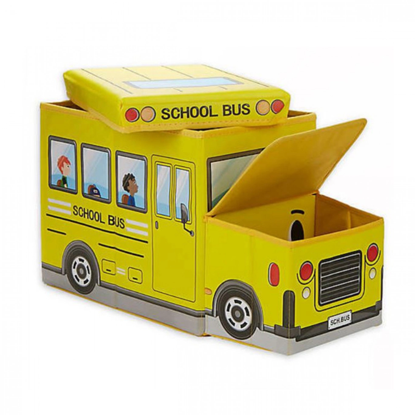 Κουτί αποθήκευσης παιχνιδιών - Κάθισμα - Σχολικό Λεωφορείο Κίτρινο Κουτί αποθήκευσης παιχνιδιών - Κάθισμα - Σχολικό Λεωφορείο Κίτρινο