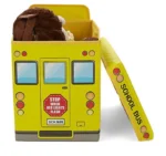 Κουτί αποθήκευσης παιχνιδιών - Κάθισμα - Σχολικό Λεωφορείο Κίτρινο