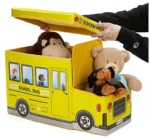 Κουτί αποθήκευσης παιχνιδιών - Κάθισμα - Σχολικό Λεωφορείο Κίτρινο