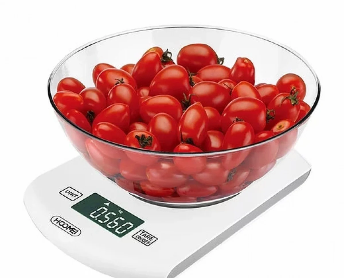 Ψηφιακή Ζυγαριά Κουζίνας Υψηλής Ακριβείας με Μπολ και Οθόνη LCD HM-1222