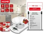 Ψηφιακή Ζυγαριά Κουζίνας Υψηλής Ακριβείας με Μπολ και Οθόνη LCD HM-1222