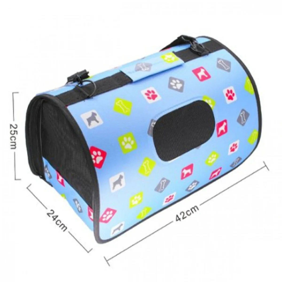 Τσάντα Μεταφοράς Σκύλου - Γάτας με Σχέδια 42x24x25cm