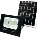 Αδιάβροχος Ηλιακός Προβολέας 60W με Φωτοβολταϊκό Πάνελ, Τηλεκοντρόλ και Χρονοδιακόπτη