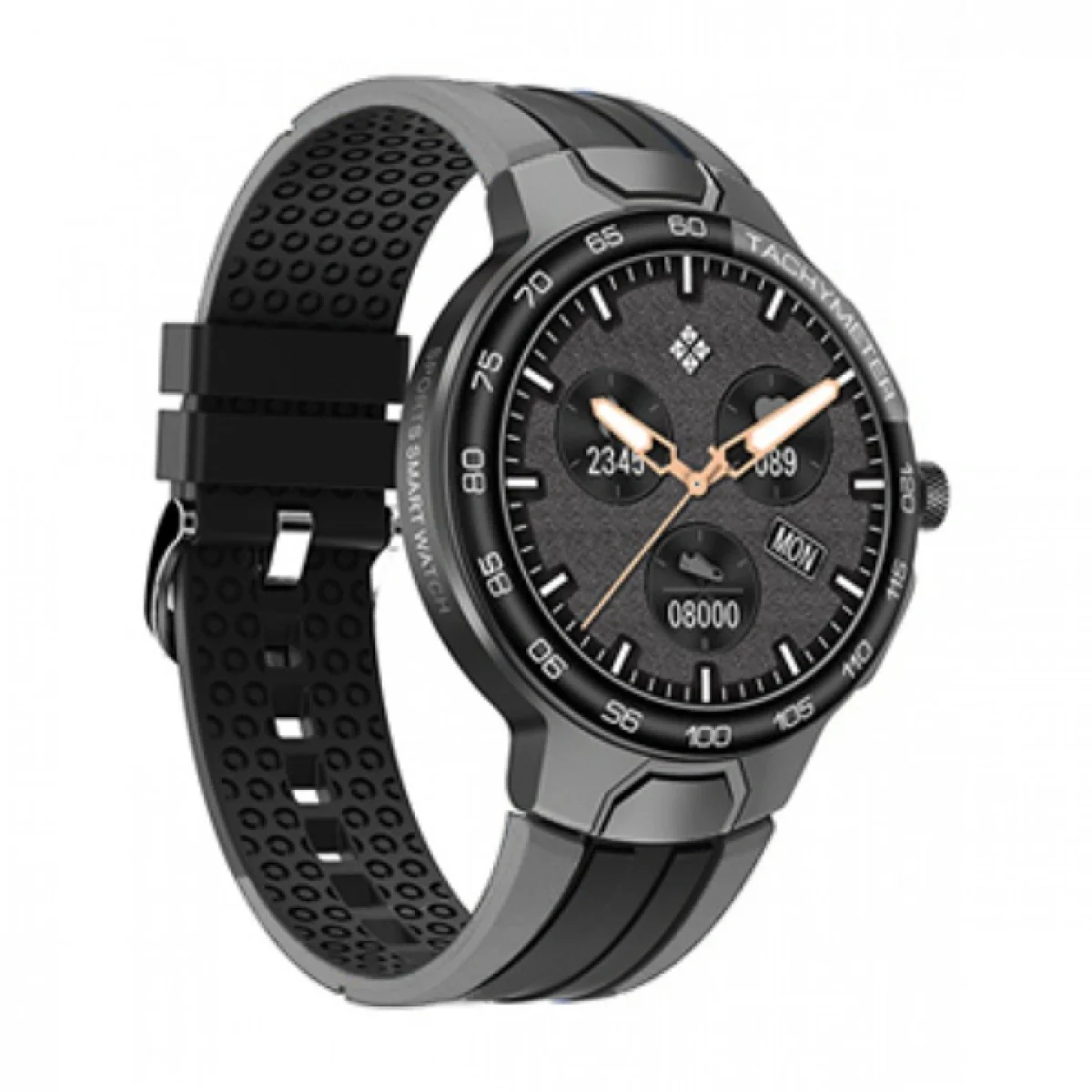 Αδιάβροχο Smartwatch Ρολόι E15 με Μετρητή Παλμών, Απόστασης, Βημάτων, Θερμίδων, Ύπνου, Sport Δραστηριότητες & Ειδοποιήσεις Κινητού