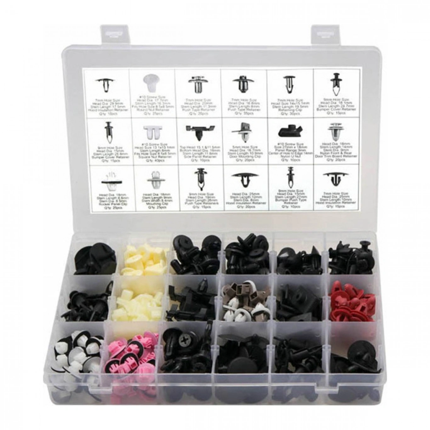 Κουμπώματα Ταπετσαρίας 360Τμχ για Toyota (18 σχέδια) Κουμπώματα Ταπετσαρίας 360Τμχ για Toyota (18 σχέδια)